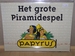 Het grote piramidespel (grijs) 